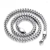 Chains Fashion Versatile Front And Back Hip Hop Personality Sonotrode Thick Chain Men's Stainless Steel Necklace