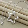 4075 cm mode 925 Sterling Silver Necklace For Women Jewelry Classic Creative Stars Pendant Christmas Gifts Wedding L230704