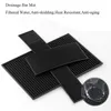 Bord Mattor Anti-Slip Bar Gummi Mat PVC Strip Pad Kök Place Barber Isolering Cup Mugg Set Beer Whisky Waterproof Accessories