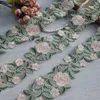 Filet de fleurs brodé en dentelle, 7/9, 5CM de large, produits chinois, tissu pour frange, robe de mariée, Patch de col, fournitures de couture