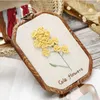 Chinese Products Embroidery Diy Handmade Fan Material Bag Making Flower Pick Up Self Embroidery To The Time for Beginners Diy R230807