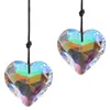 Tuindecoraties Kristallen Wind Chime Suncatcher Golden Heart Hanger AB Prism Gebrandschilderd glas Ornament Chakra's Ambachten Woondecoratie