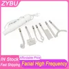 Portable High Frequency Device Electrode Wand Facial Machine Acne Remover Face Massager Beauty SPA Skin Tightening Face Lifting Skin Rejuvenation