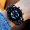 Orologi da polso 2023 Stile europeo e americano Moda Casual Orologio da uomo Cinturino in PU Studente Sportivo Quarzo Affari