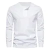 Men's T Shirts 2023 Mens Tshirts Vintage Type Male Tough Guy Shirt Long Sleeve Round Neck T-shirt Undershirt Top For Men