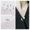 Pins Brooches 2 Pieces Invisible Fixed Pin Anti Explosure Luxury Zircon Brooch Buckles For Suit Cardigan Collar Pins Ornaments Accessories HKD230807