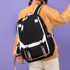 Schultaschen Fengdong Kinderschulrucksack für Mädchen im koreanischen Stil, schwarz, rosa, süßer Rucksack, Schultasche, Kawaii-Rucksäcke für Mädchen im Teenageralter, Geschenk 230807