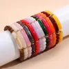 Charm Armbanden Mode 8mm Acryl Kralen Stretch Armband Voor Vrouwen Handgemaakte Lange Kubus Chakra Vriend Leraar Gift