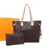 상위 2PC/세트 높은 Qulity Luxurys 디자이너 가방 여성 가방 가방 클래식 스타일 패션 지갑 레이디 토트 핸드백 Louiseitys Crossbody Viutonitys Bag