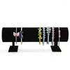 Jewelry Pouches Soft Velvet Hairband Headband Holder Retail Shop Room Display Stand Rack