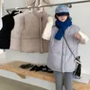 Kadın Trençkotları Sonbahar Kış Kışları Sıcak Gevşek Yelek Pamuk Puffer Katı Kolsuz Parkas Ceket Kadın Gündelik Ceket Sokak Giyin
