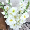 Faux Floral Greenery 1PC sztuczny jedwabny gladiolus kwiaty Prawdziwy dotknięcie Orchid Fałszywy kwiat na wesele domowe festiwal