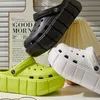 267 Summer Sandals Platform Slippers Dames Wedges Outdoor Clogs Dik Sole Street Beach Slipper Ladies Flops Gardenschoenen 230807 757