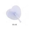 Fans Parasols Nuove forniture europee White Love Ventaglio di carta bianca Drop Delivery all'ingrosso Eventi per feste Accessori Dhxxt