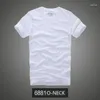 Men's Suits A1105Men T Shirt Cotton Solid O-Neck Short Sleeve Tshirt High Quality