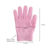 Gants jetables 6 couleurs Gel Spa Silicone doux blanchir exfoliant hydratant traitement masque pour les mains soins réparation femmes dame peau outil de beauté