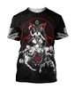 Men's T Shirts Summer Satan Devil Men 3D Print Short Sleeve T-Shirts Fashion Harajuku Unisex Tops
