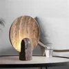 OUFULA Nordic Resin Table Light Modern LED Design Criativo Simples Candeeiro de Mesa para Casa Sala de Estar Quarto Decorativo HKD230807