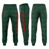 Herrbyxor anpassade grönt guldfleece jogger sweatpants 3d tryckt avslappnad unisex jogging byxor lösa sport