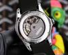 Bubble Luxe Mens Montre Diamant Montres Suisse Automatique Mécanique Designer Montres Crâne Tourbillon Cadran Convexe Saphir Cristal Étanche