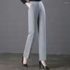 Women's Pants Spring Summer Autumn Women Slim Casual Work Wear Career Suit Straight Trousers Female S304