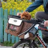 Transportín para perros, bolsa de bicicleta para mascotas, cestas para perros, manillar de bicicleta, cesta frontal, nido de gato pequeño, cama para cachorros y gatos para compras de viaje