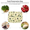 Förvaringsväskor bivax wrap färskt förvaring av tyg återanvändbart kök frukt mat grönsak säkerhet miljövänlig FDA-organisator