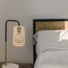 Pendant Lamps Bamboo Lampshade Woven Style Light Cover Supplies Shell Farmhouse Restaurant Ceiling Covers Home Basket Wicker