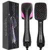 Hair Dryers Drop 2 in 1 One Step Dryer Volumizer Salon Air Brush Straightener Comb Curling Styling Tools 230807