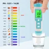 PH Meters 7 in 1 PHTDSECORPSalinity S. GTemperature Meter C600 Water Quality Tester for Drinking Water Aquariums PH Meter 230804