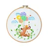 Chinese Style Products Balloon with Animals Embroidery DIY Needlework Needlecraft for Beginner Cross Stitch ArtcraftWithout R230804