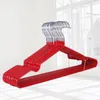 Hangers 20 stks/partij 40 cm Huishoudelijke Anti-slip En Verdikte Ijzer Plastic Coated Rvs