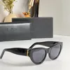 Women Frame for Designer Glasses Protective Eyewear Purity Cat Eye UV380 Alphabet Design Su Sunglasses M N Mirror Irror