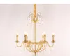 Lampy wiszące w całej sypialni kryształowy żyrandol retro restauracja cloakroom Studia lekka luksusowa świeca