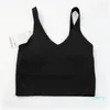 2023-débardeur de soutien-gorge de yoga pour femmes avec coussin de poitrine Gym vêtements de sport pour femmes Sexy et beau dos serré Yoga Fitness Logo débardeur