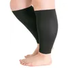 Sportstrumpor Plus Size S-7XL Running Athletics Compression Sleeves benkalv Män 30-40mmhg Toeless Strumpor Varicose Venes Sock