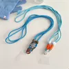 Correias de célula encantos colorido correias móveis cordão bonito esporte ajustável colhedores moda longa corda de célula pingente para cinta