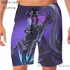 Agasalhos masculinos de verão, casual, engraçado, estampado, tops femininos Project Vayne (2) conjuntos de shorts de praia e fitness colete sem mangas