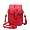 Torby wieczorowe skórzana torba na ramię telefon komórkowy mini dla kobiet sprzęgła luksusowa designerka Crossbody Messenger Ladies torebka i torebka