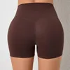 Shorts pour femmes été Sport et loisirs taille haute femmes Gym Yoga vêtements d'entraînement rouge noir cyclisme Fitness Leggings courts pantalons dames