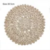 Bord Mattor Hem Straw Woven Placemats Heat Isolation Tea Mat Pot Holders For Farmhouse Patio Parties STTA889