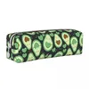 Cute Avocado Fruit Pencil Case Pen Bag Girl Boy Large Storage Students School Cosmetic Pouch