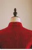 Abbigliamento etnico Rosso cinese di alta qualità Donna Cheongsam Qipao Mezza manica Plus Size Fiore vintage Matrimonio Cena formale Abito lungo