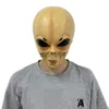 Party Masks Horror Alien Mask Cosplay Scary Full Face UFO Alien Latex Masks Helmet Halloween Masquerade Party Costume Props J230807