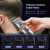 Tımar rutinini SeJoy Electric Hair Clipper-Profesyonel 3-12mm Kesme Tarak, 2*Cutter Head Type-C Hızlı Şarj!