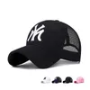 Nowy list haftowy NY La Cap Man Net Baseball Caps Hats For Men Bone Snapback Cap Trucker Hat Hip Hop Hats Gorras Casquette