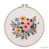 Chinese Products Set Embroidery Starter with Pattern and Instructions Stamped Embroidery Kits with Embroidery Cloth Embroidery Hoops R230807