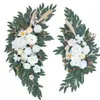 その他のイベントパーティーのサプライ2ピース大きな人工花アーチ結婚式の装飾花のディスプレイ背景偽の植物壁式休日の装飾230804