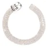 Bracelets de cheville Stonefans été ceinture forme Bracelet pour femmes plage Multi couche pieds nus mode talon haut cheville cristal bijoux cadeau