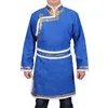 Automne/hiver vêtements de style ethnique hommes traditionnel mogolian Costume col montant Tang Costume manteau Hanfu mâle